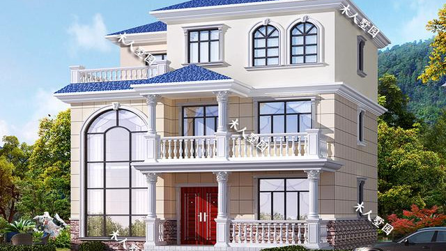 3栋人性化设计的三层别墅，占地面积120-130平左右，非常美观大方