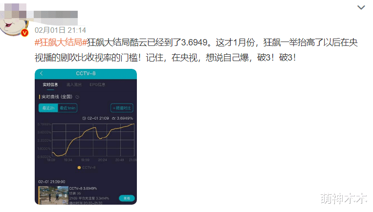 狂飙|高群书证实《国家行动》无法播出，再度内涵《狂飙》后狂删动态