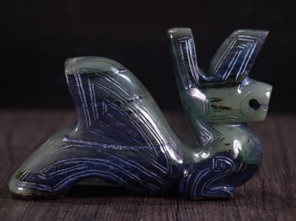 玉雕|【汉高古玉 瑞兽玉雕件】