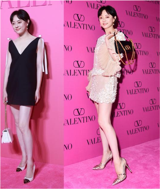 孙俪|孙俪首登看秀太有排面！穿花朵裙甜美又减龄，可惜淡妆却显得老气