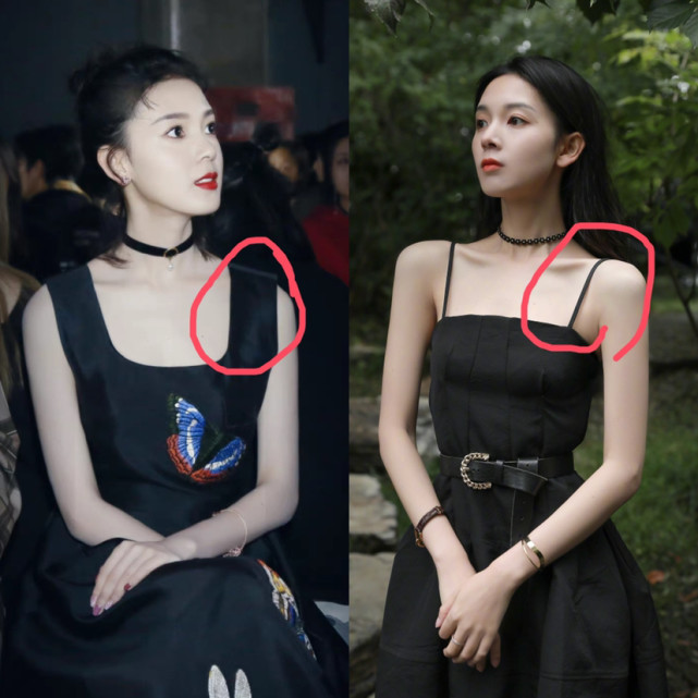 |明明很瘦却还要努力凹一字肩,这样真的好看吗?