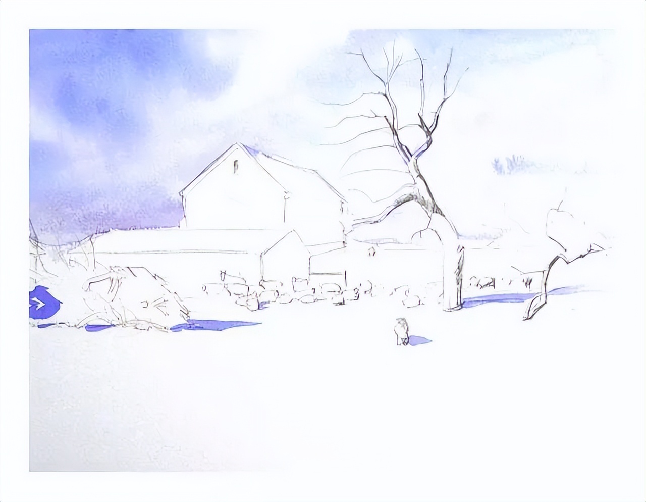 安迪|Andy Evansen(安迪)的水彩作品简约、明快、大气,非常有味道