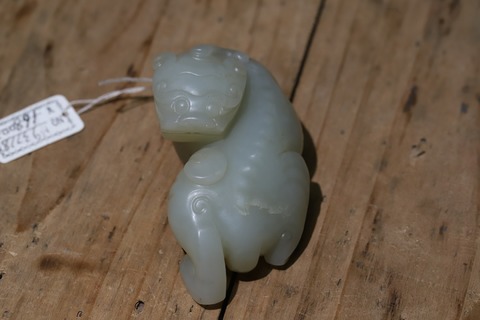 |回流 舊藏和田玉“甪端神兽”