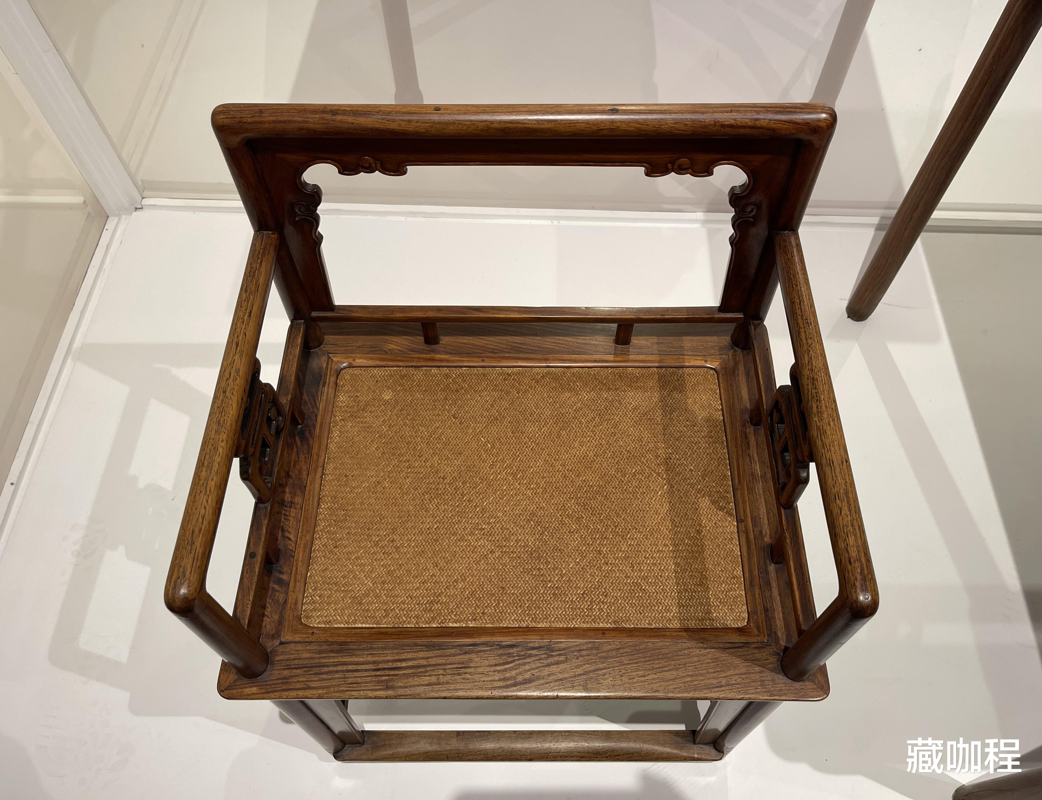 玫瑰|对得起百万估价,黄花梨玫瑰椅木质标本级