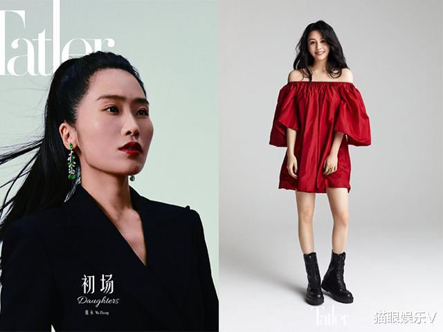 邱淑贞|张艺谋女儿和邱淑贞女儿初次合作，拍摄时尚大片，两女争相斗艳！