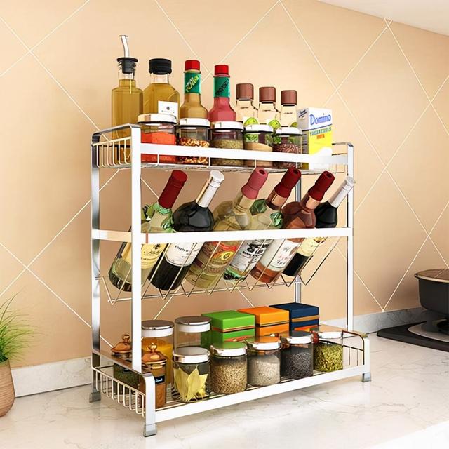 无论厨房大小，瓶瓶罐罐别往灶台摆，教你正确方法，干净又高级