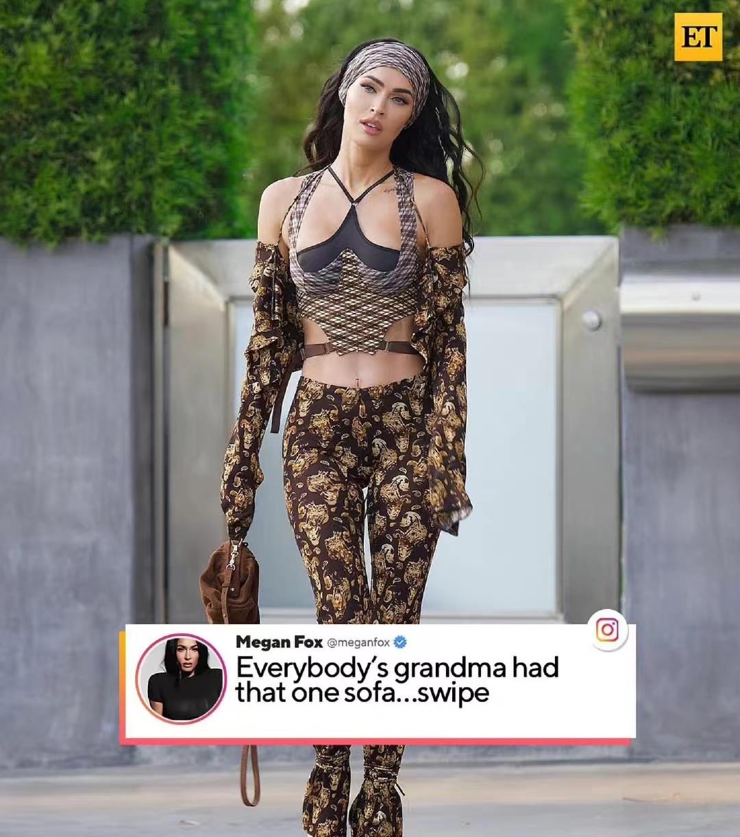 |梅根·福克斯晒照“自黑”，网友却说美翻了