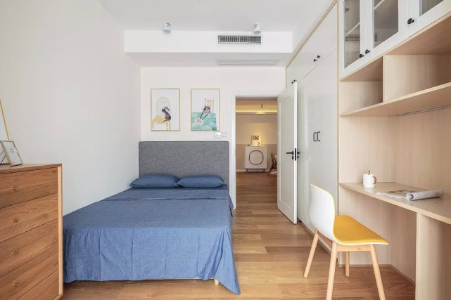 112平简约风三居室,这样设计建筑结构也成为空间的一大特色