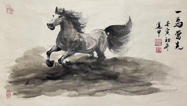 翡翠|中国近现代美术通史名家——杨建甲