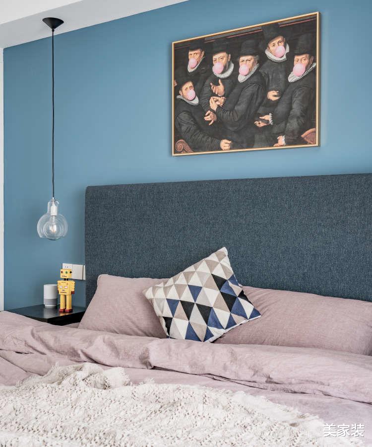 一居室也要保证分工明确，给业主一个活泼的家，舒服又大方