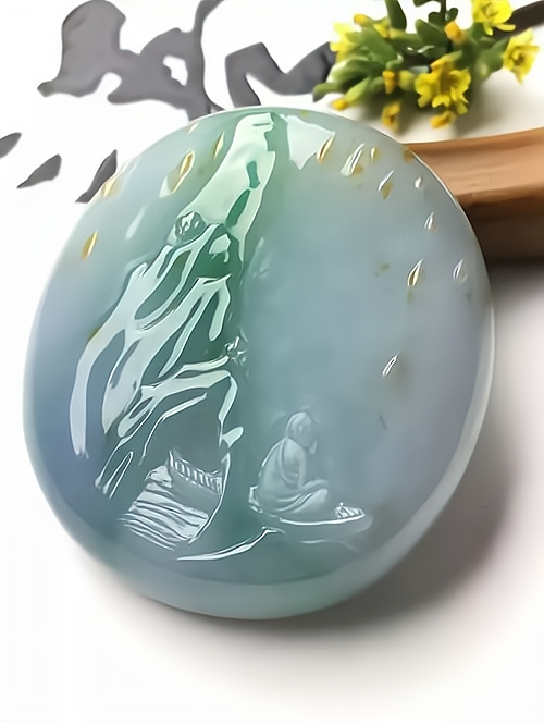 翡翠|价值不断飙升的「洒金翡翠」,两极分化现象却极为明显