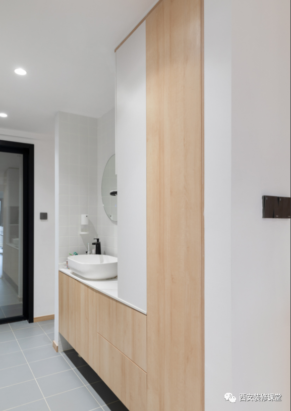 90㎡三室变一室,一人住在家办公,还有三分离卫生间