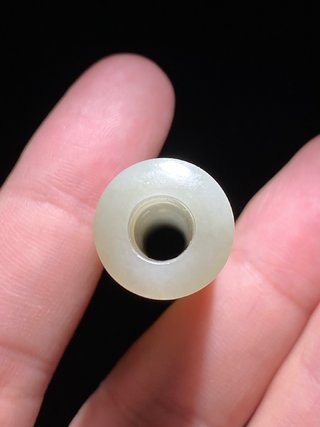 梅花|清乾隆 和田玉籽料 松鹿同春 松鹿图 诗文 玉勒子 挂件把件