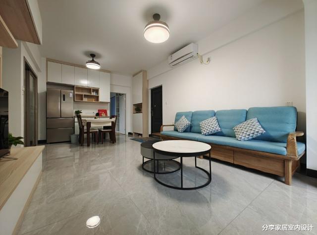 他家72平小三房,全屋无吊顶,这才是最极简的装修,太舒适啦!