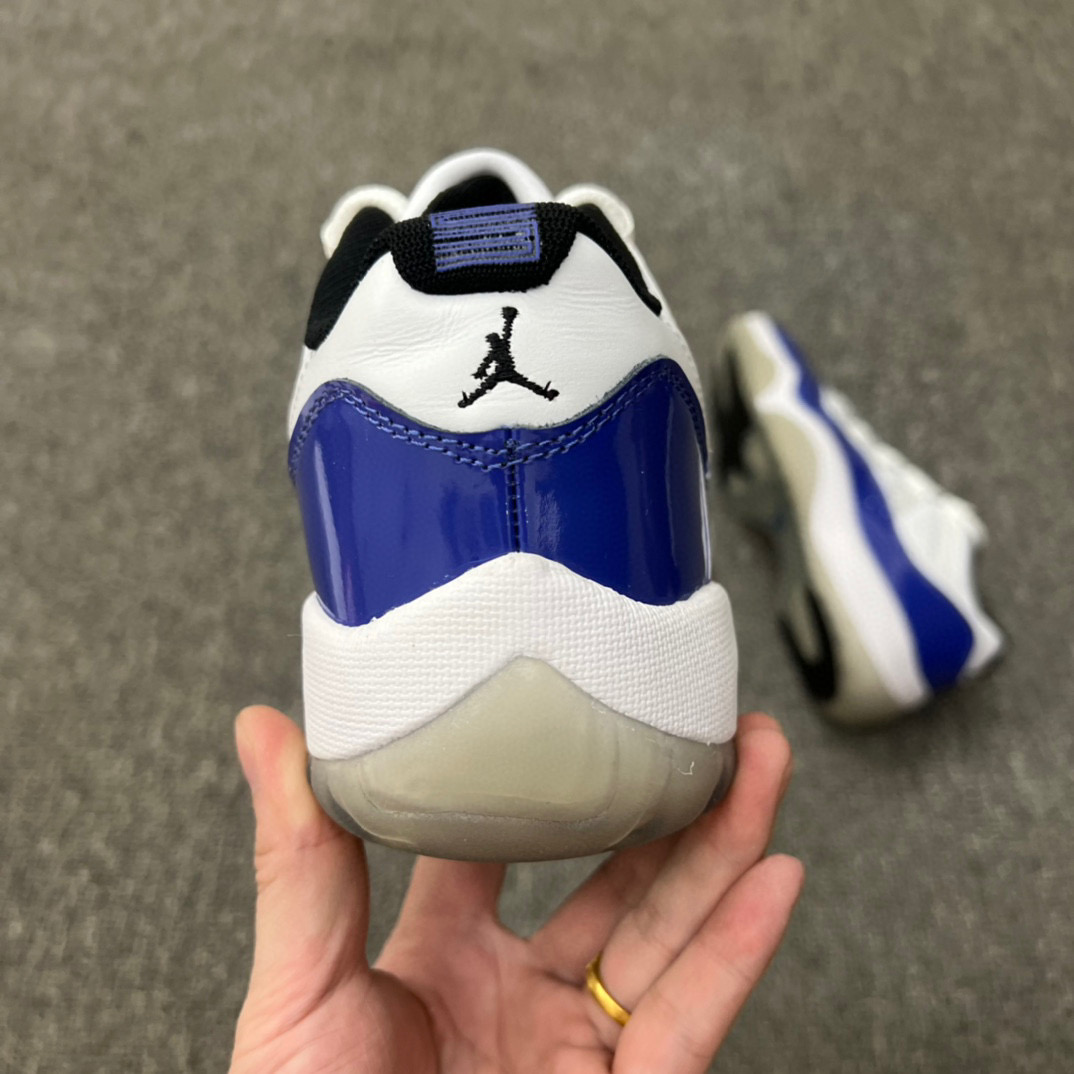 Air Jordan 11 Retro Low WMNS  “Barons”  低帮 白蓝康扣