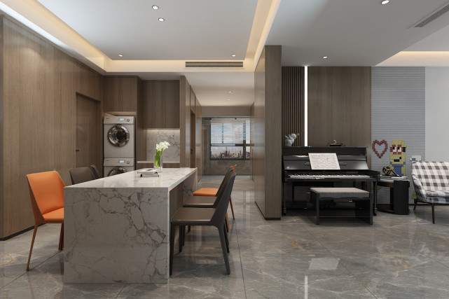 169㎡平层设计,现代的低调奢华