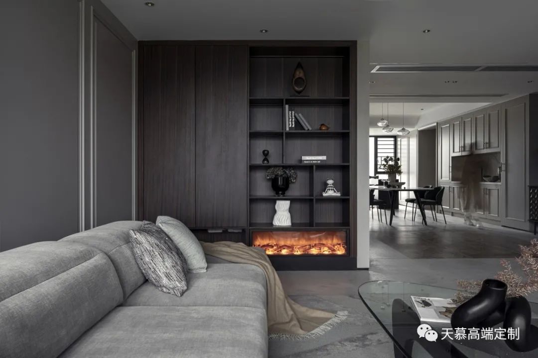 190㎡的轻混风定制,微水泥重塑艺术家装,效果令人惊喜