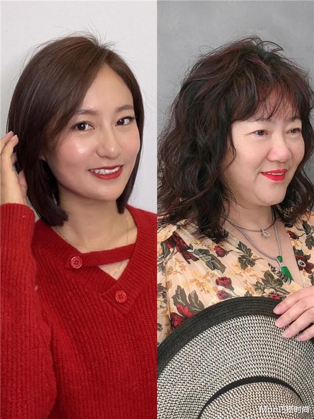 发型 4、50岁女人，这才是你该剪的发型：齐肩+微卷，谁见都夸年轻好看