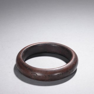 沉香|清-老沉香诗文手镯