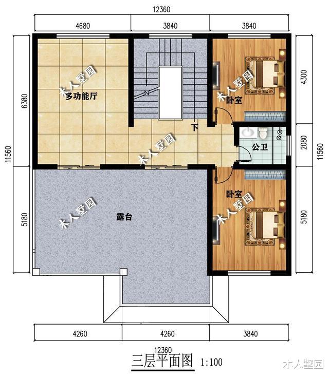3款良心设计图,农村盖别墅要多看优秀的户型,这样才能少走弯路