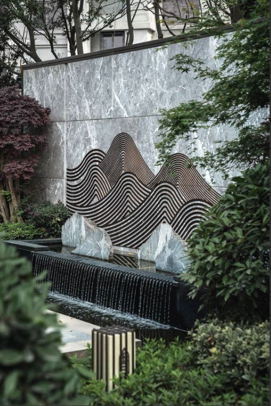 |院墙要懂得下点\功夫\,做法不复杂却能营造别样美感,小不失档次