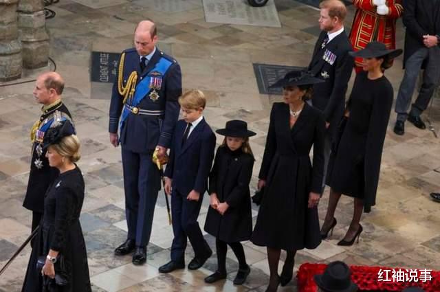 苏塞|41岁梅根有孝心，看女王灵柩最后一眼时哭了，仙女落泪好揪心