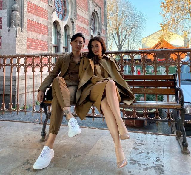 卢靖姗|卢靖姗带女儿秋游,生娃两个月身材能打,孩子英文名致敬老爸韩庚