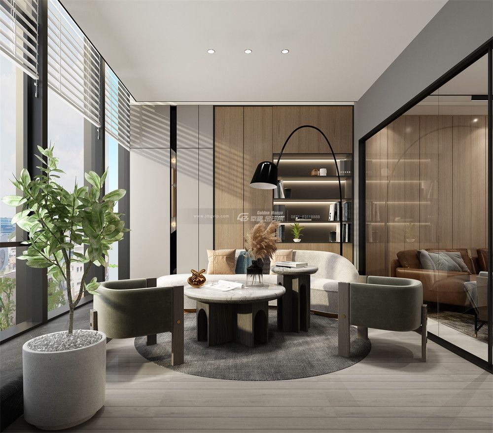 龙之谷世界|【幸福金芒果】昆明华润悦府100㎡，现代风格公装案例分享！