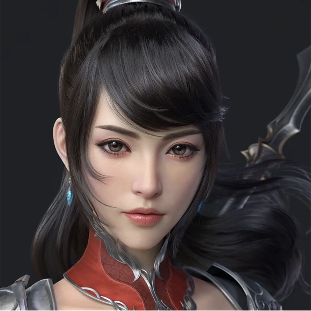 漫画|高水准的3D动画人物，黑发不一定都是亚洲女孩，但审美是很正常的