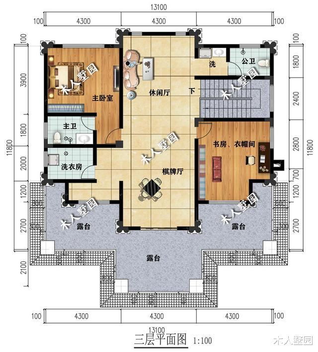 一层一卫你们嫌少,三层七卫咋样?2栋打破常规的农村自建别墅