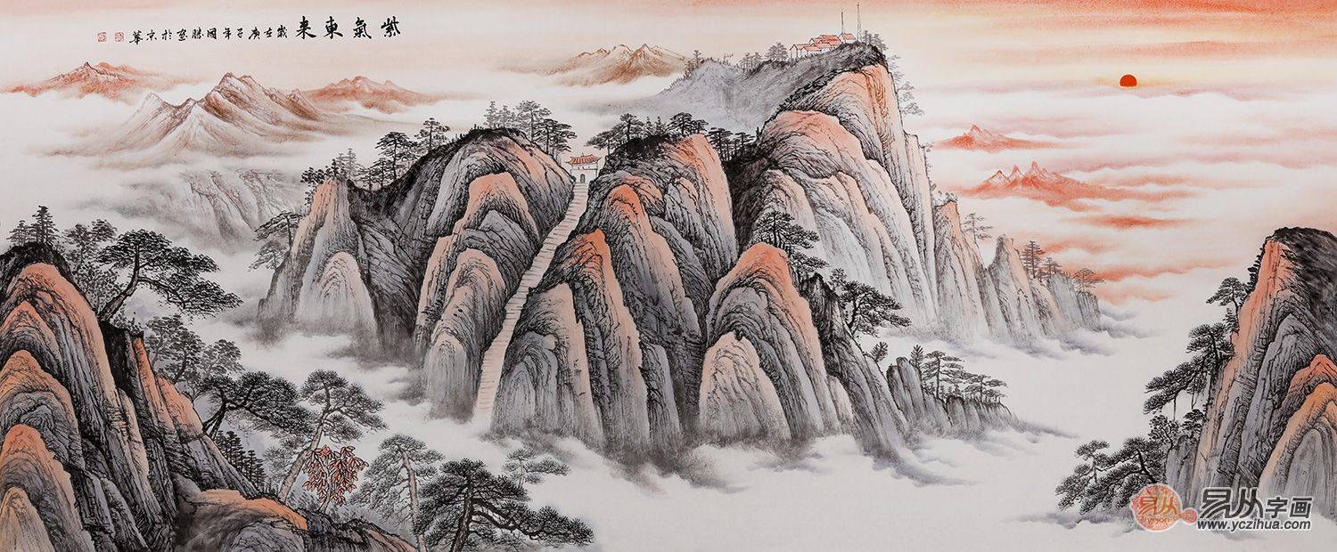 适合客厅的装饰画怎么选 精美山水画推荐