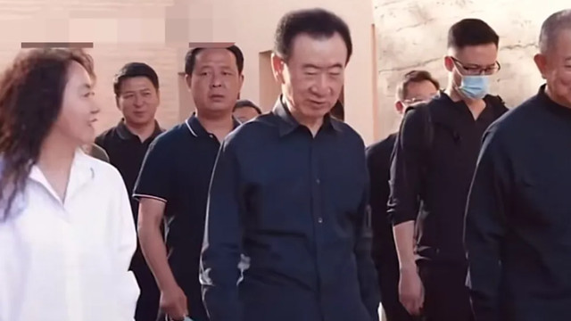 王健林|首富王健林现身河南考察，一双运动鞋近千元