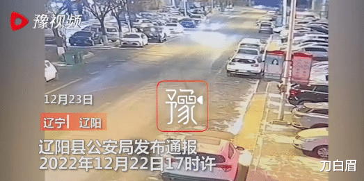 辽宁辽阳,街头发生一起持斧砍人事件!