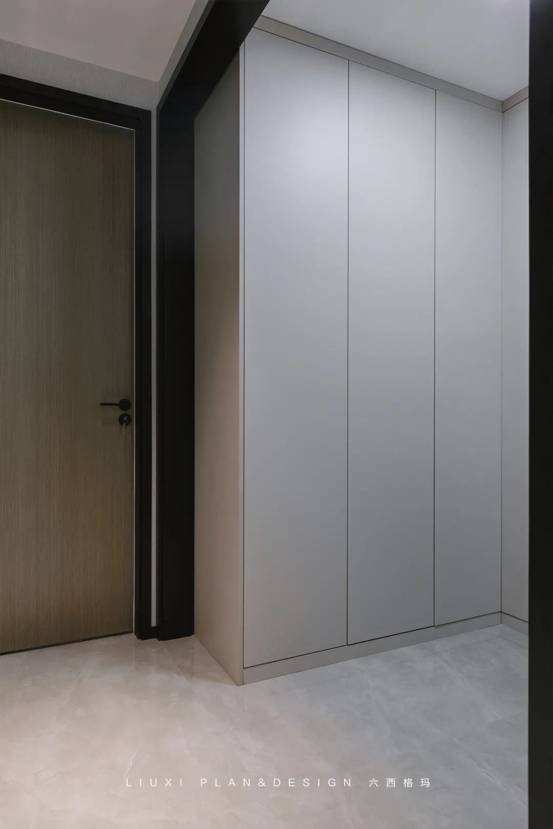 140平米现代简约风装修案例——高级灰家居落地