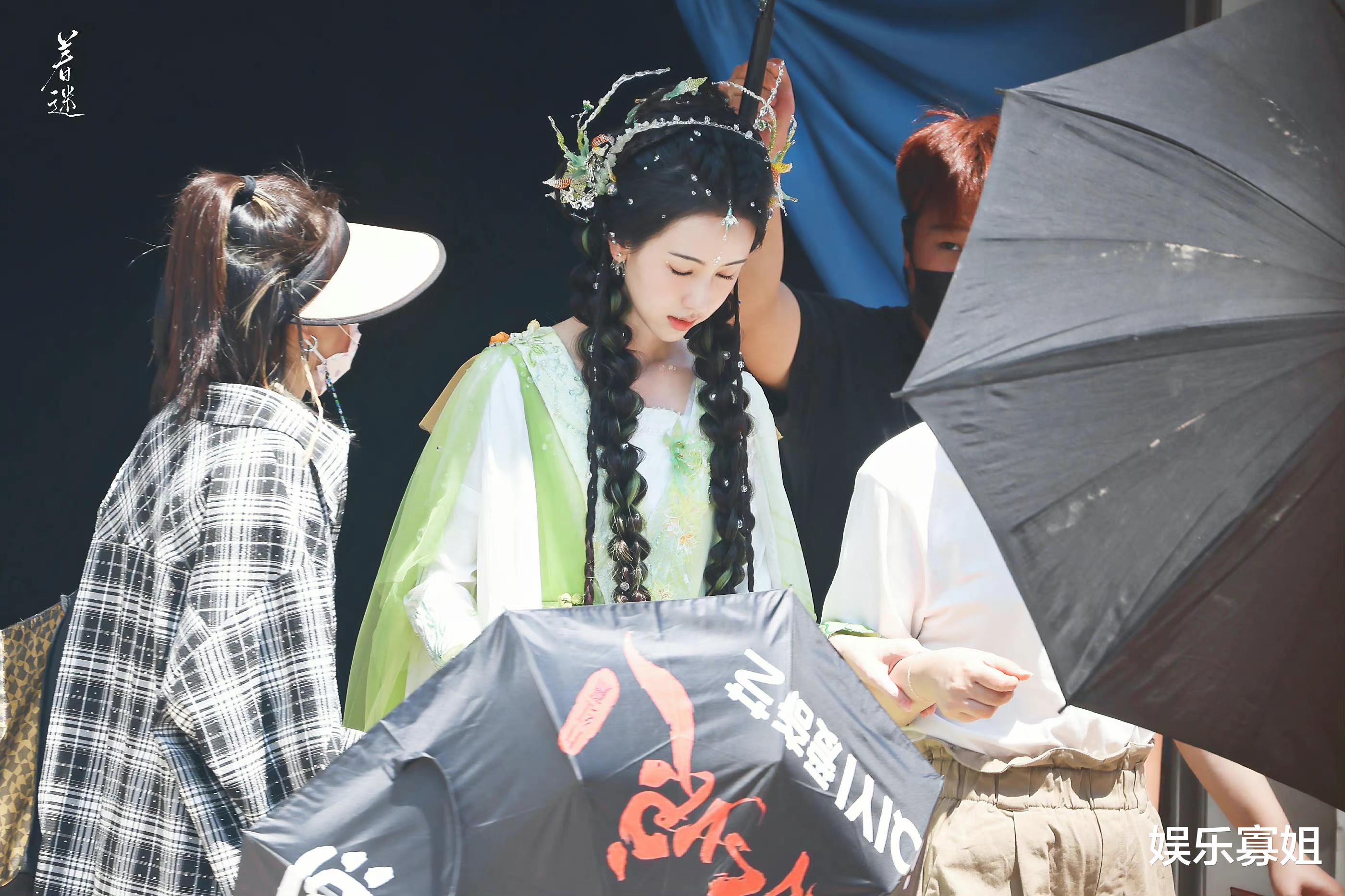 陈都灵|漂亮!陈都灵《狐妖小红娘》绿衣路透,灵动清新,第一眼就被惊艳了