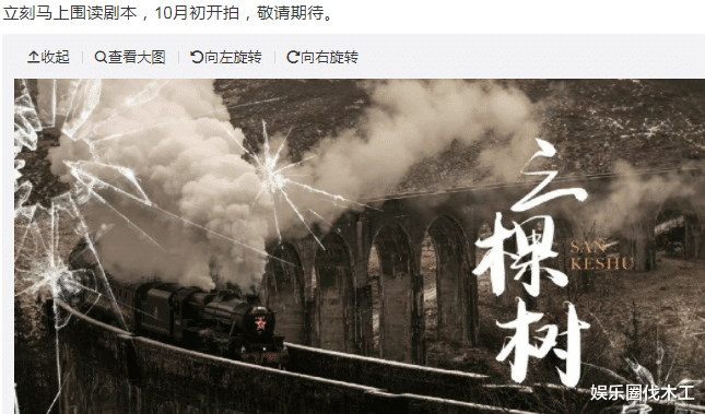 李易峰|曝郑晓龙《三棵树》暂定赵丽颖任嘉伦!10月开机,网友:可惜小白