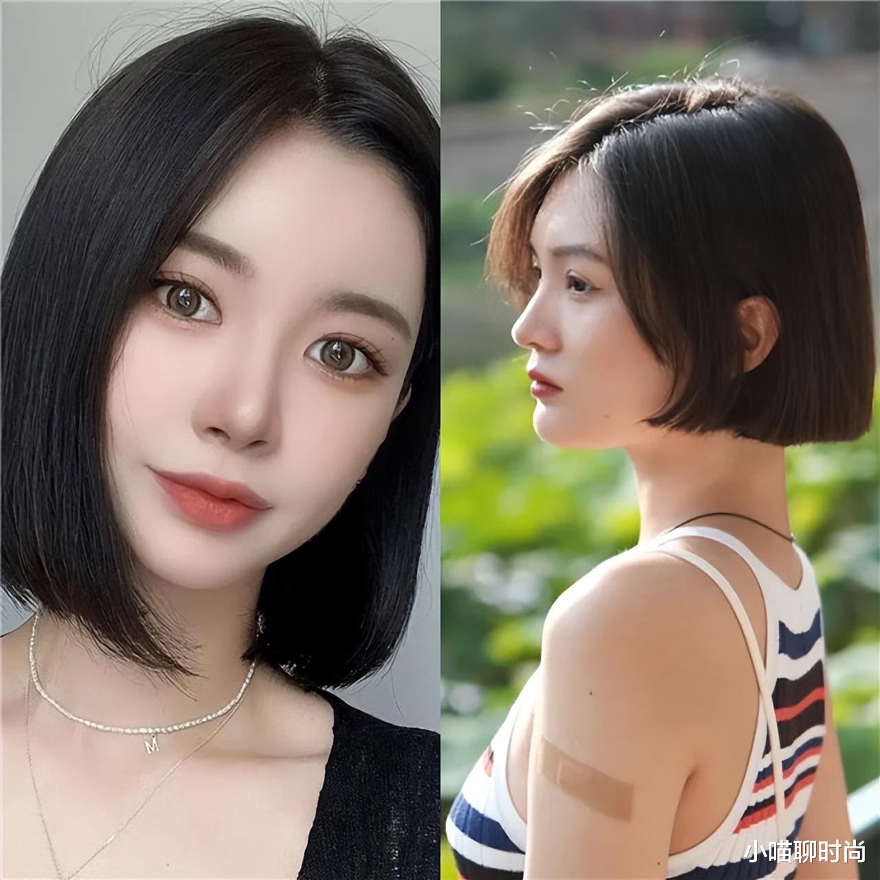 发型 别锁骨烫了，今年流行“耳下烫”，洋气减龄，很适合发量少的女人