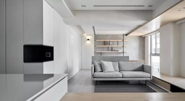 她家99㎡,客厅不放茶几和电视柜,入住反而舒心,晒晒!