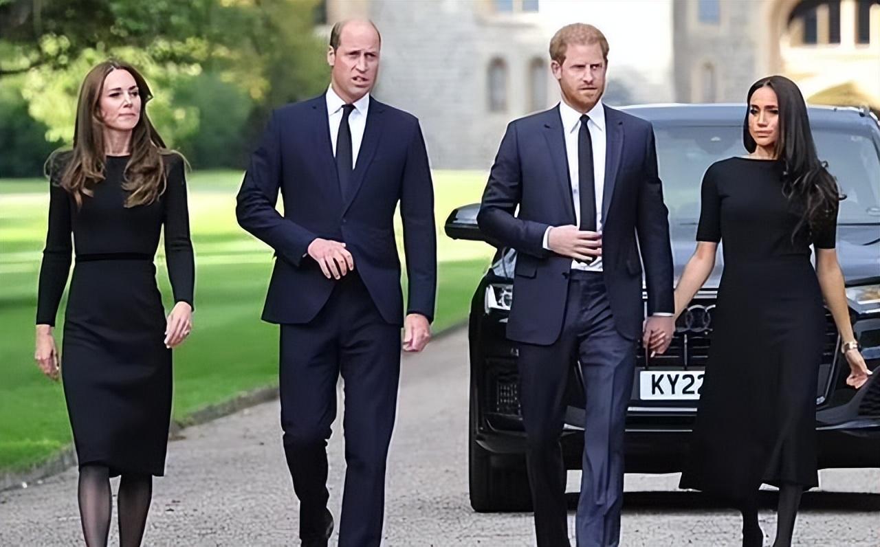 苏塞|梅根裙摆处有折痕,疑似全程佩戴着录音设备,只为收集更多情报