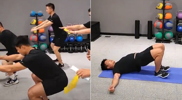 吴尊|明星健身教练!刘畊宏胸肌发达,张蓝心一双超模腿,吴尊八块腹肌