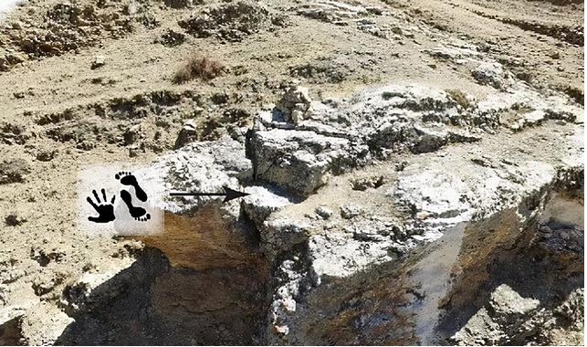 青藏高原曾发现22万年前的小手印,清晰可见,到底谁留下的?