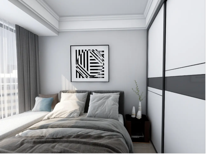 菡萏怡景装饰 | 现代简约,家里的大横厅成为设计亮点!