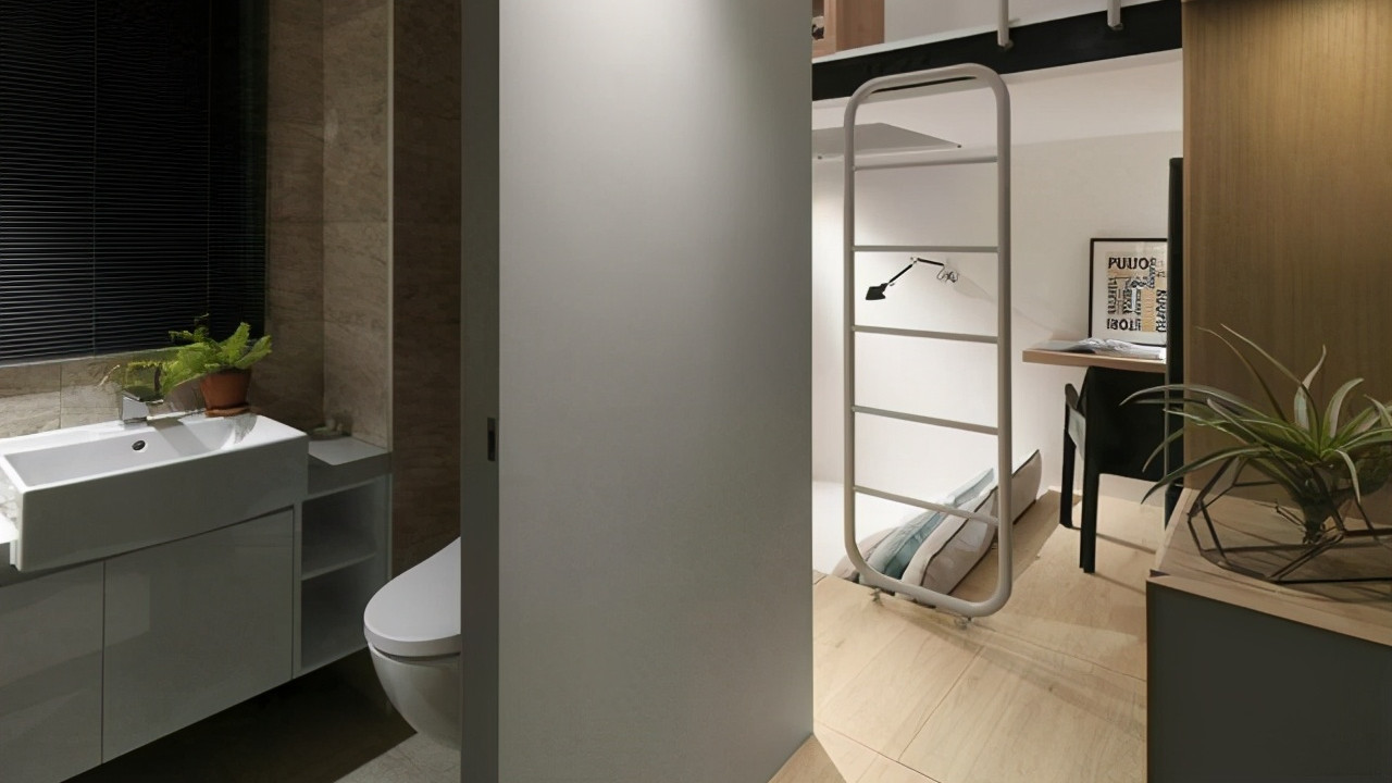 离公司最近的28㎡小宅，装成“两房一厅”，住起来全家欢喜