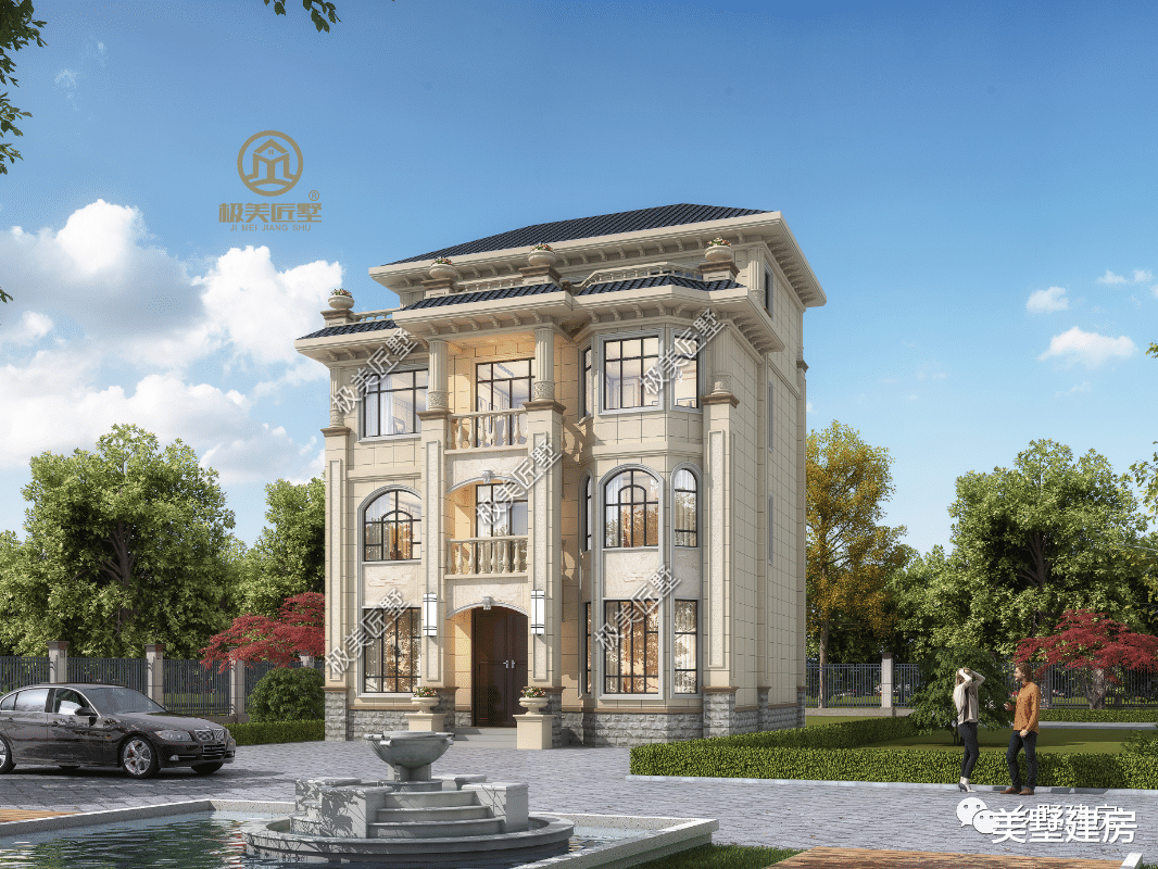 不光好看还耐看的三层半别墅,造型精美大气,人见人爱!