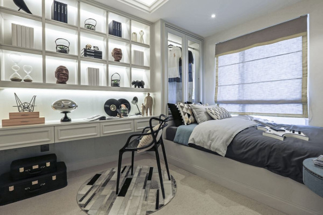 121平美式风三居室,低调沉稳成熟有质感的三世同堂之家