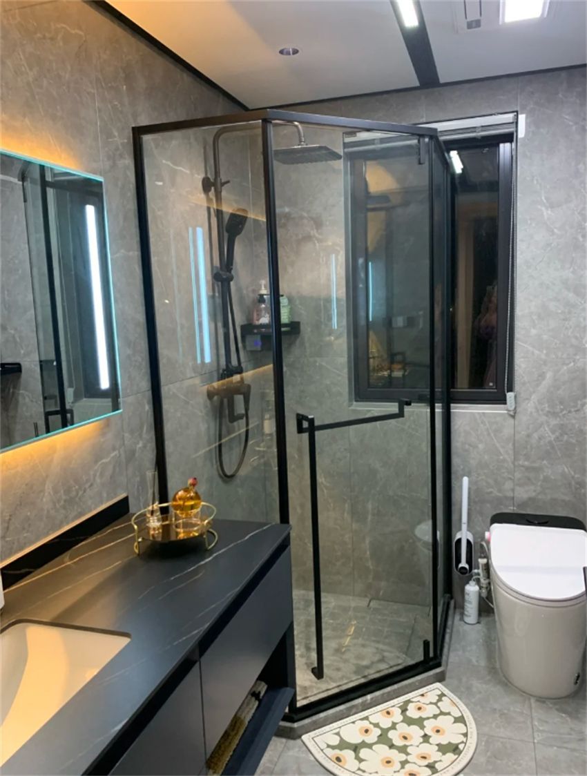 越来越多人卫生间不装淋浴房！换成这2种设计，好看又实用