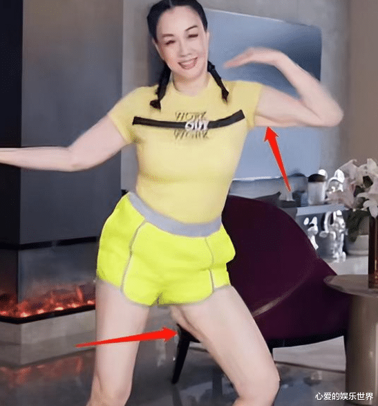 钟丽缇|钟丽缇穿超短裤运动，皮肤松弛身上赘肉多，网友：先看看自己啥样