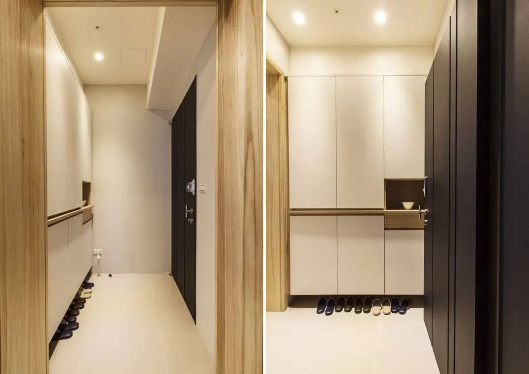 四种方法,可以让暗小的小户型玄关变得明亮,每一种都很好用