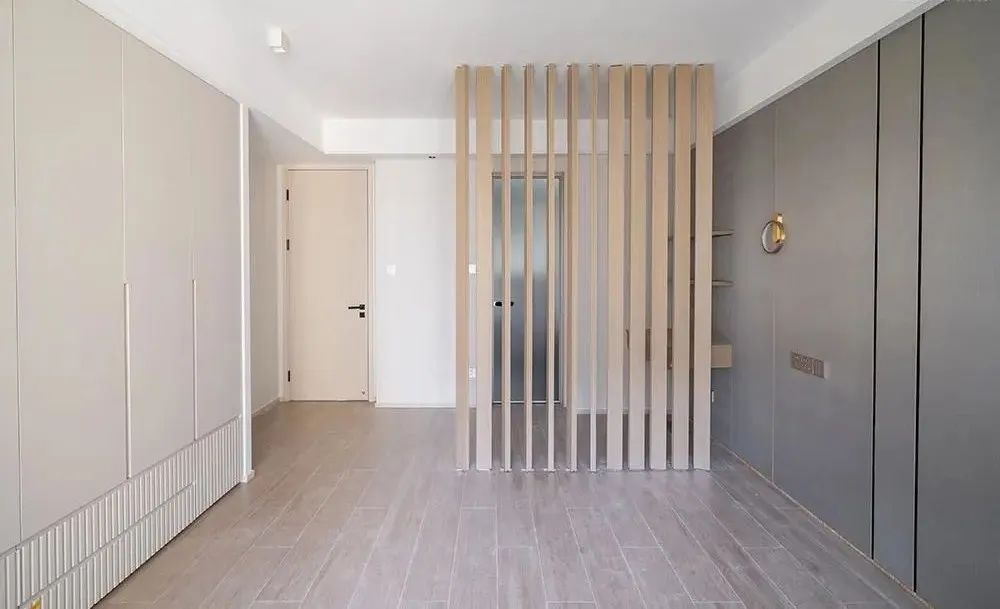 可旋转木格栅隔断真实用,上下360°调节,可开可合,私密性好