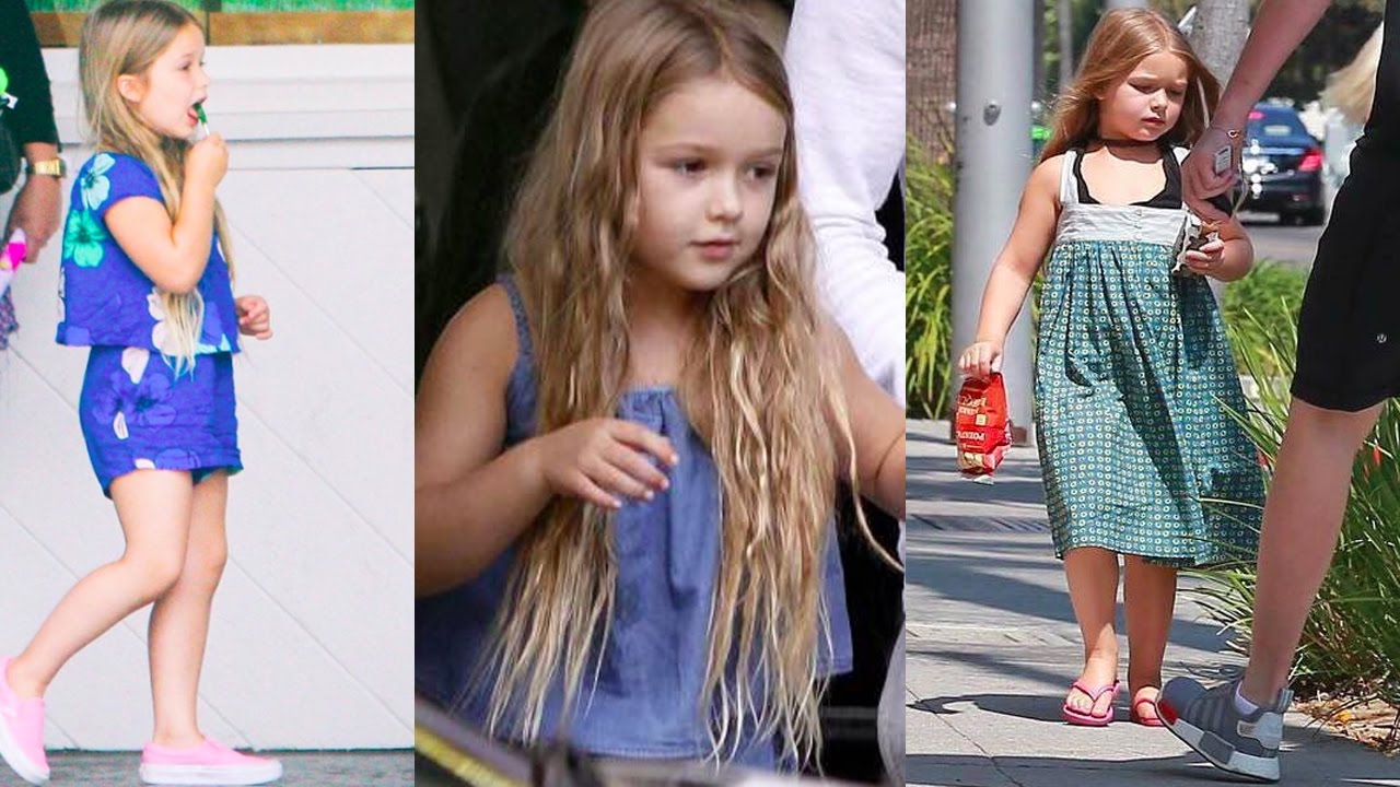 美容 贝克汉姆家的女儿从小就爱分享美,小七7岁直播美容美发新潮流